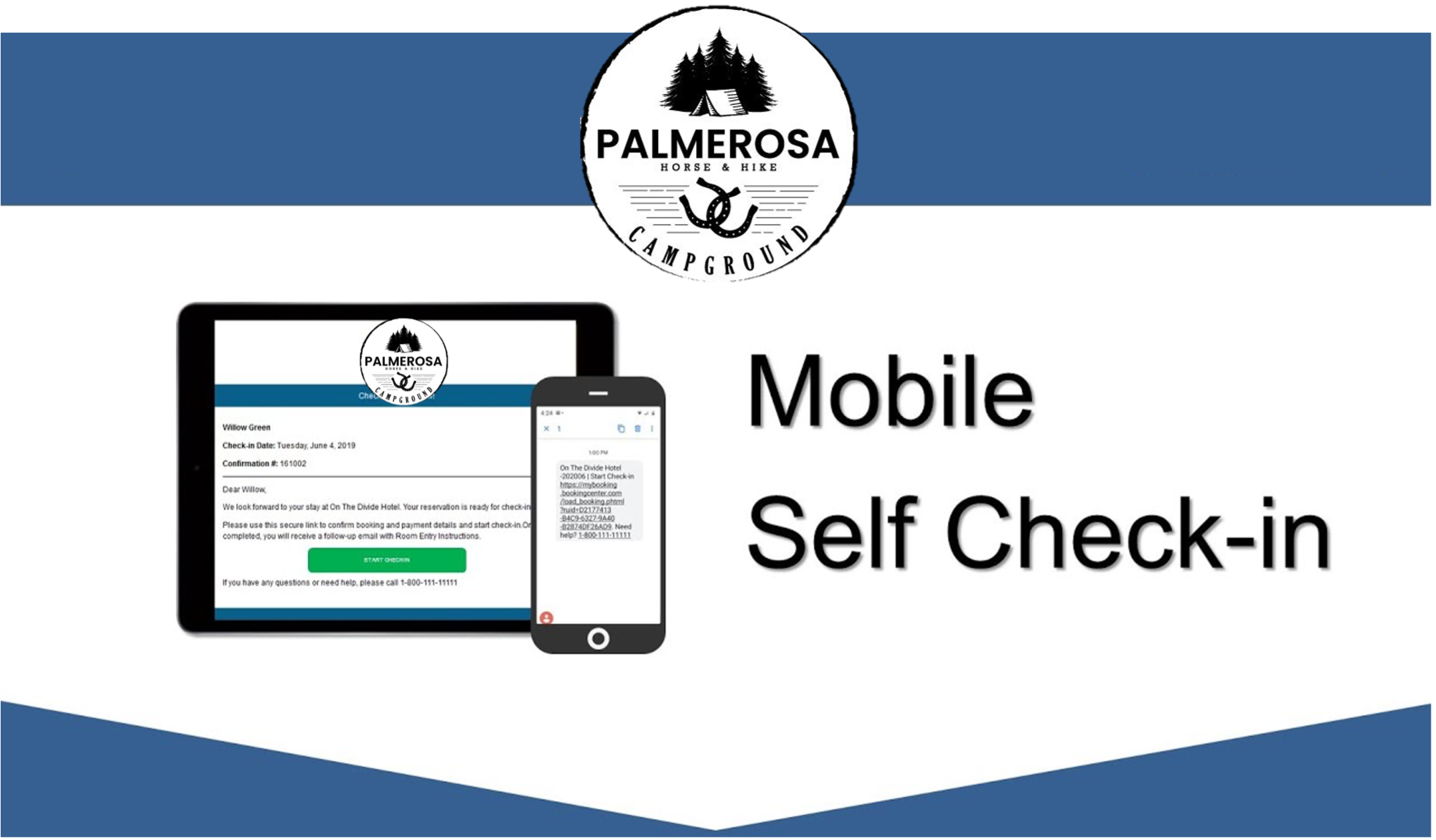 Mobile Self Check-In - Palmerosa Campground